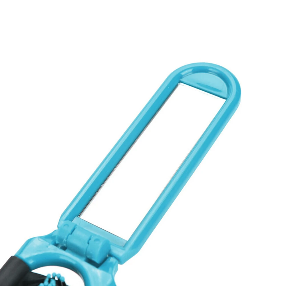 1 шт. Для женщин Мода Дизайн складной волос Кисточки зеркало для карман руку