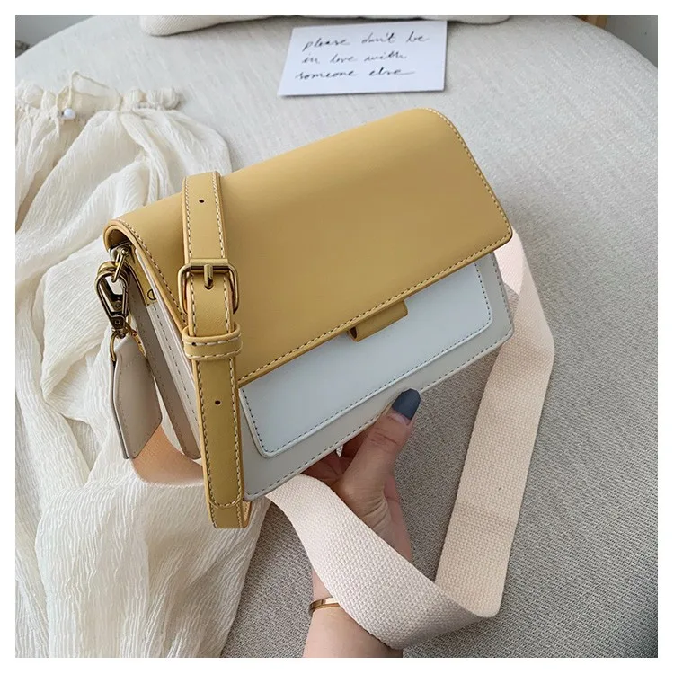 2019 новая сумка-мессенджер с широким плечевым ремнем маленькая сумка цепочкой