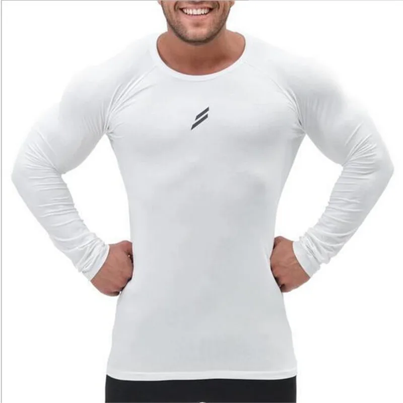 2016 Мужская Мальчики Сжатия Тела Базовый Слой Тепловая Под Списку с длинным