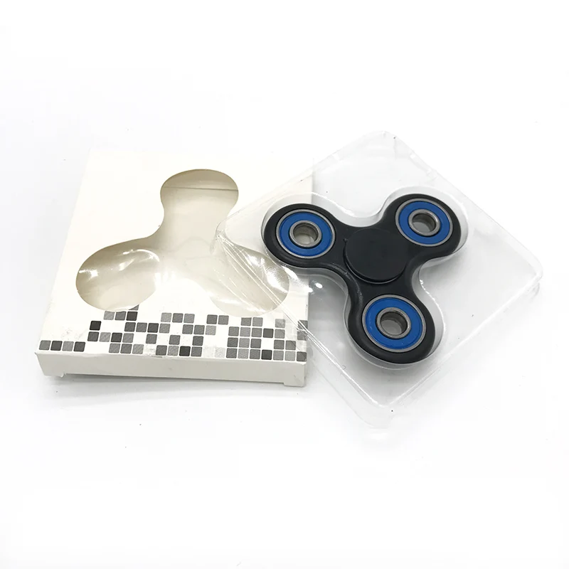 Стальные Бусины фиджет Спиннер пластик Tri-Spinner EDC ручной Спиннер для аутизма и СДВГ долгое время анти-стресс Спиннер игрушки