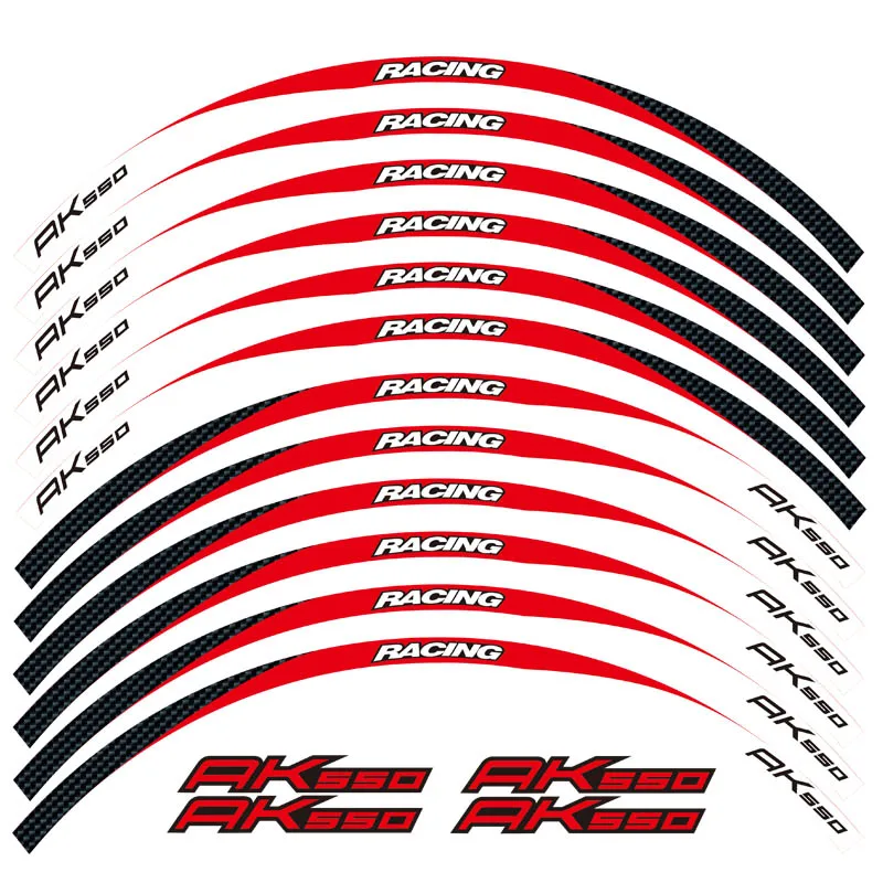 Лидер продаж наклейка на передний и задний край мотоцикла 17 дюймов наклейки