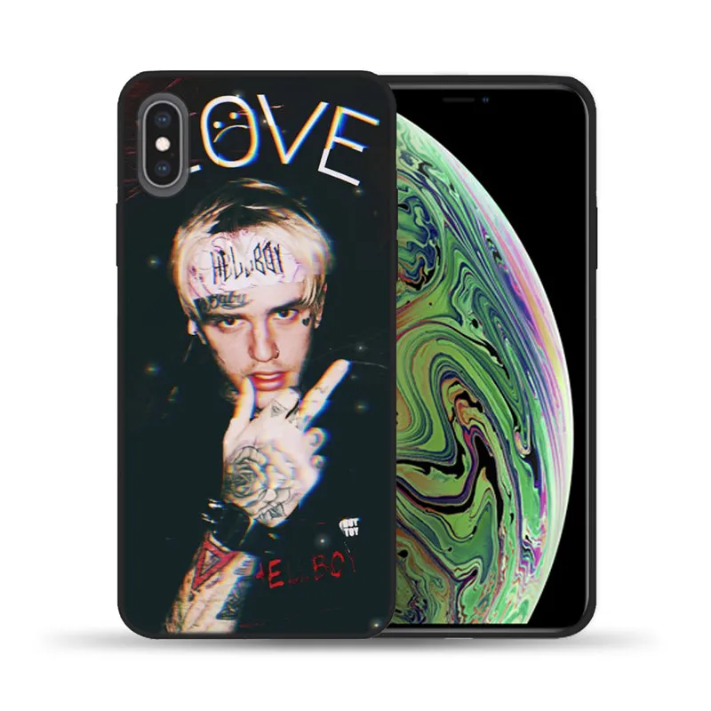 1 Чехлы для телефонов Lil Peep Mode для iPhone X, 6, 7, 8 Plus, 5, 5S, 6 S, SE, мягкий силиконовый черный чехол LilPeep для iPhone 11 Pro, XS, Max, XR - Цвет: 1