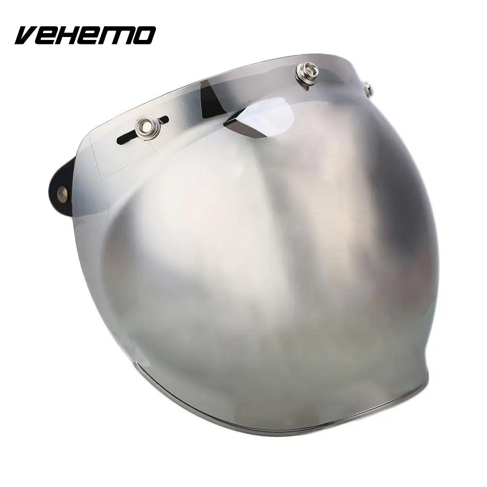 Защитный козырек для мотоциклетного шлема VEHEMO раскладной с зеркальными стеклами