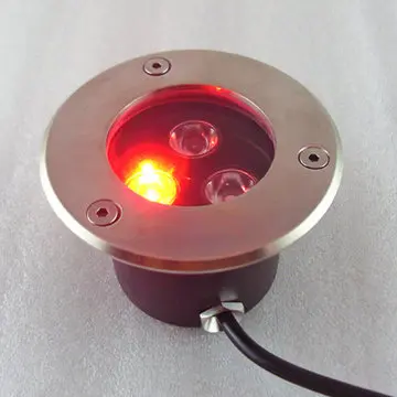 6 шт./партия Ac/DC12V-24V светодиодные Подземные Лампы 3*1 Вт 120 * h90mm тело похороненный