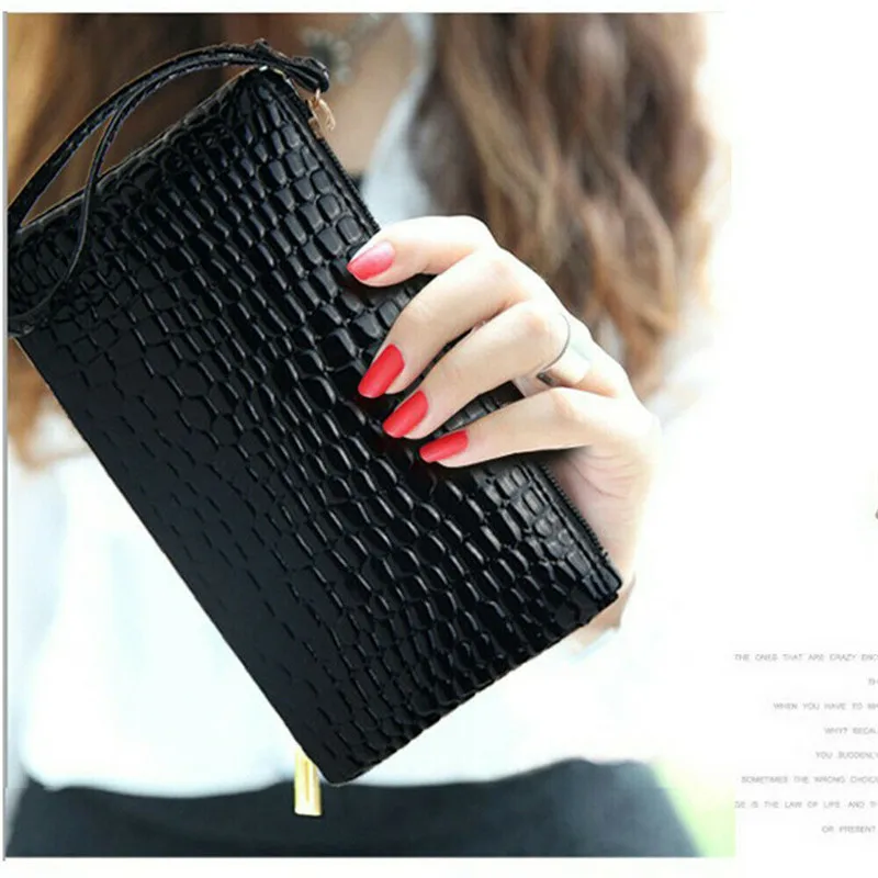 

Fashion PU Leather Clutch Wallet For Women Lady Girls Card Holder High Quality Phone Coin Purse Girls Handbag Money Bags