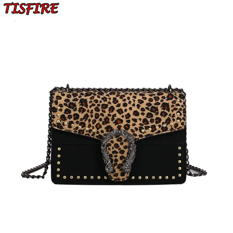 Высокое качество плюшевые leopard пакет женщины сумку для плеча роскоши сумка