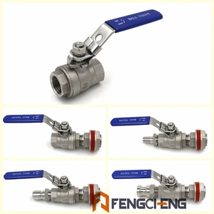 Набор шаровых клапанов для домашнего пивоварения 304 из нержавеющей стали 12 дюйма