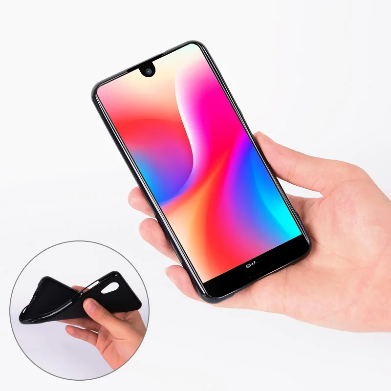 Для Sharp Aquos S3 мини Чехол антидетонационных противоударный протектор пластичный