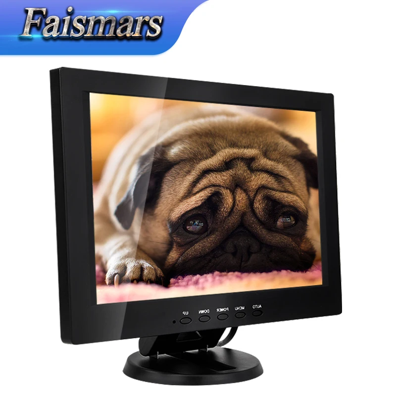 IPS 1280*800 OEM 12 1 дюйма светодиодный настольный компьютер монитор дюймов пластиковая