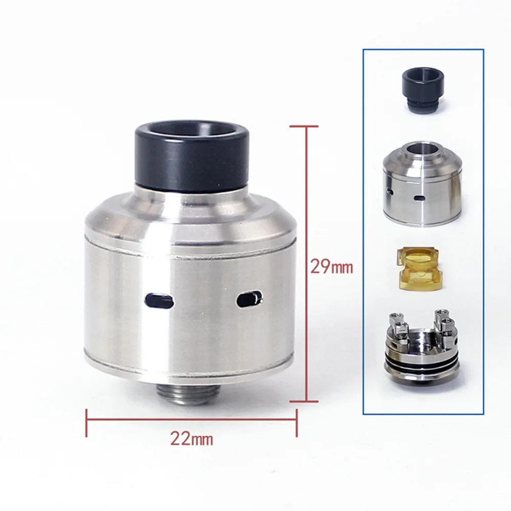 Вулканический SXK Цитадель 22 мм RDA танк Reubuildable распылитель для мех BOX механический