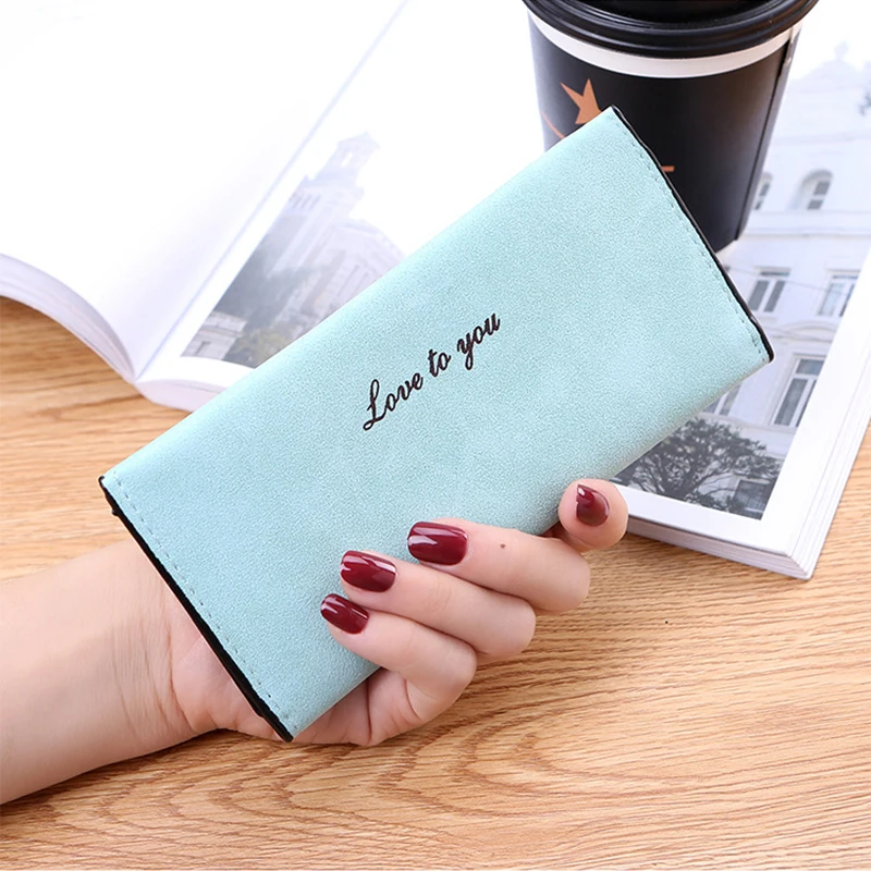 Новые женские кошельки длинный тонкий Ретро кошелек из искусственной кожи