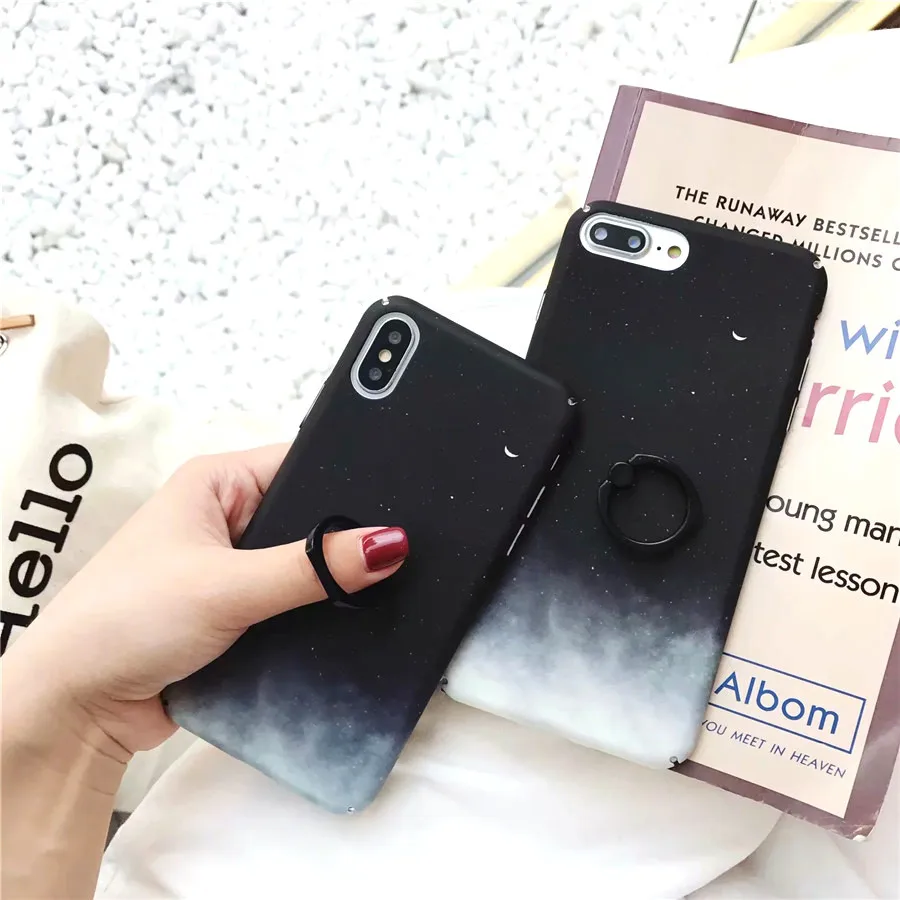 Чехол с мраморным рисунком звездного неба Луны для samsung Galaxy S7 Edge S8 S9 Plus S10Plus Note 8 9