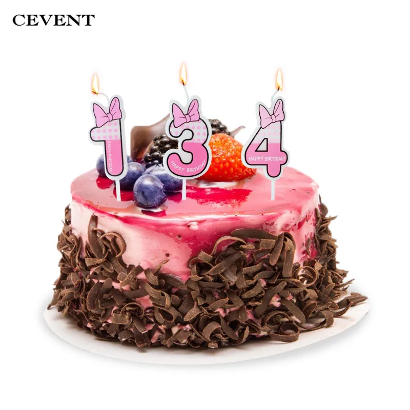 1 шт. свечи в виде цифр на день рождения 0 9 дюймов|tool tool|tools digitaltools cake decoration |