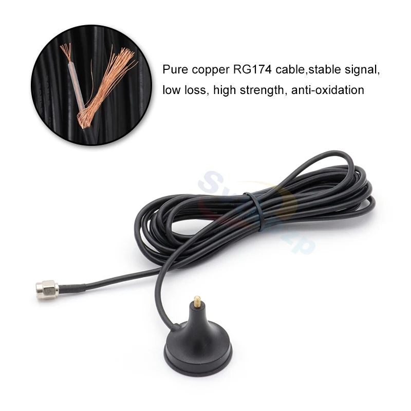 GSM WIFI Antennas with Extension Cable 3G Signal Booster SMA 5dBi External Magnetic Sucker Antenna LTE Router Amplifier | Мобильные