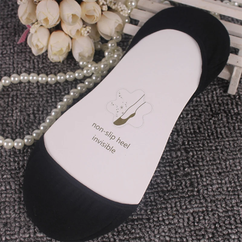 Модные женские летние короткие носки эластичные удобные нескользящие невидимые