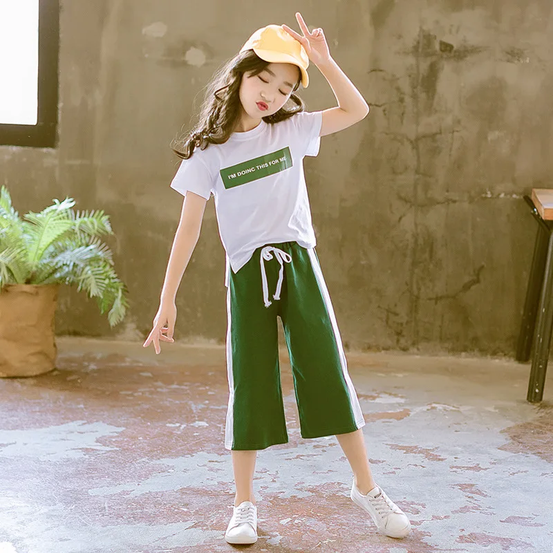 Детская одежда летняя для маленьких девочек эксклюзивные наряды футболка с