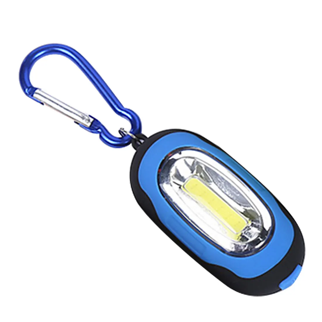Blue 25lm 3 режима портативный светильник-вспышка COB светодиодный ночной Светильник брелок фонарь брелок - Испускаемый цвет: Blue
