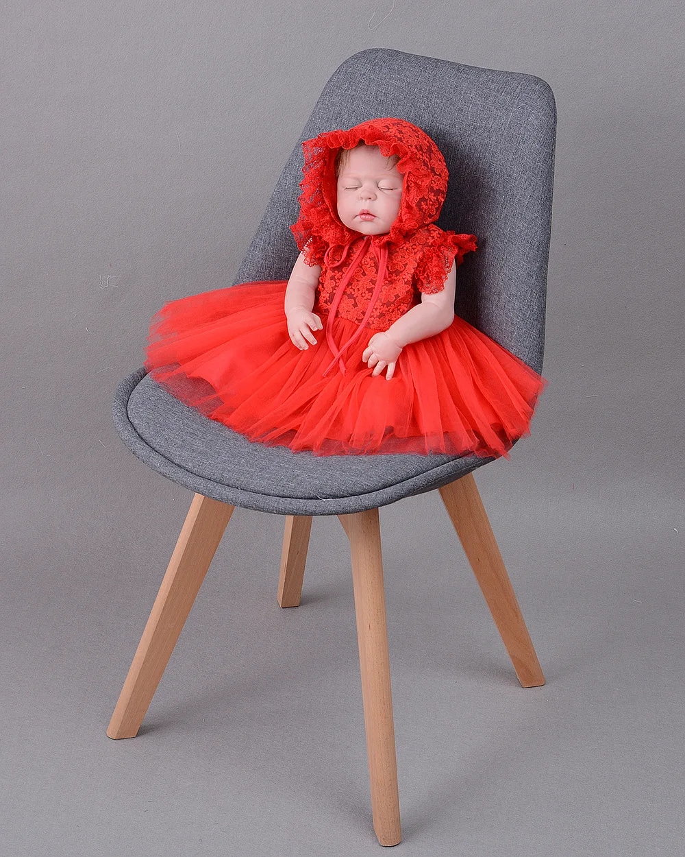 57 см силиконовый reborn closed eyes menina реалистичный новорожденный принцесса младенец