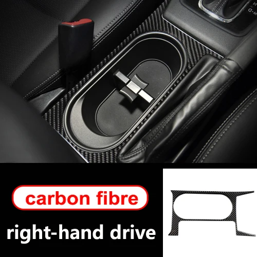 right-hand drive Q Аксессуары для Subaru Forester, 2013-, автомобильный Стайлинг, углеродное волокно, панель рулевого колеса, дверная ручка, внутренний стикер - Название цвета: right-hand drive Q