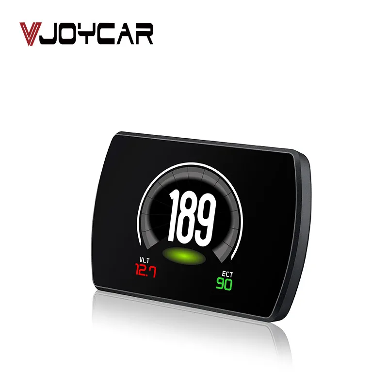 Vjoycar P12 OBD2 HUD Компьютер Автомобильный цифровой OBD вождения Спидометр Пробег