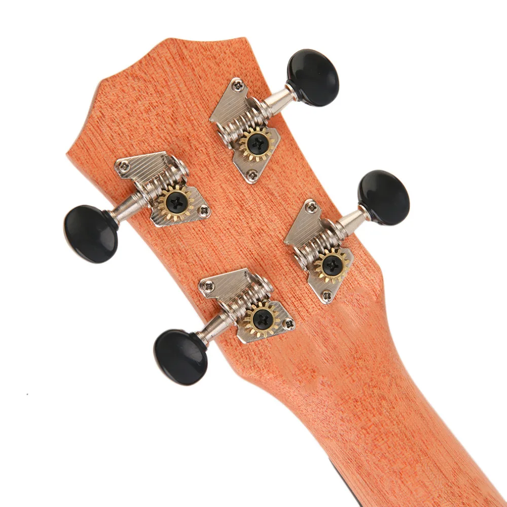 

21 Inch Soprano Acoustic Ukulele Guitar 4Strings Ukelele Guitarra Handcraft Wood White Guitarist Mahogany Plug-in Overseas Stock