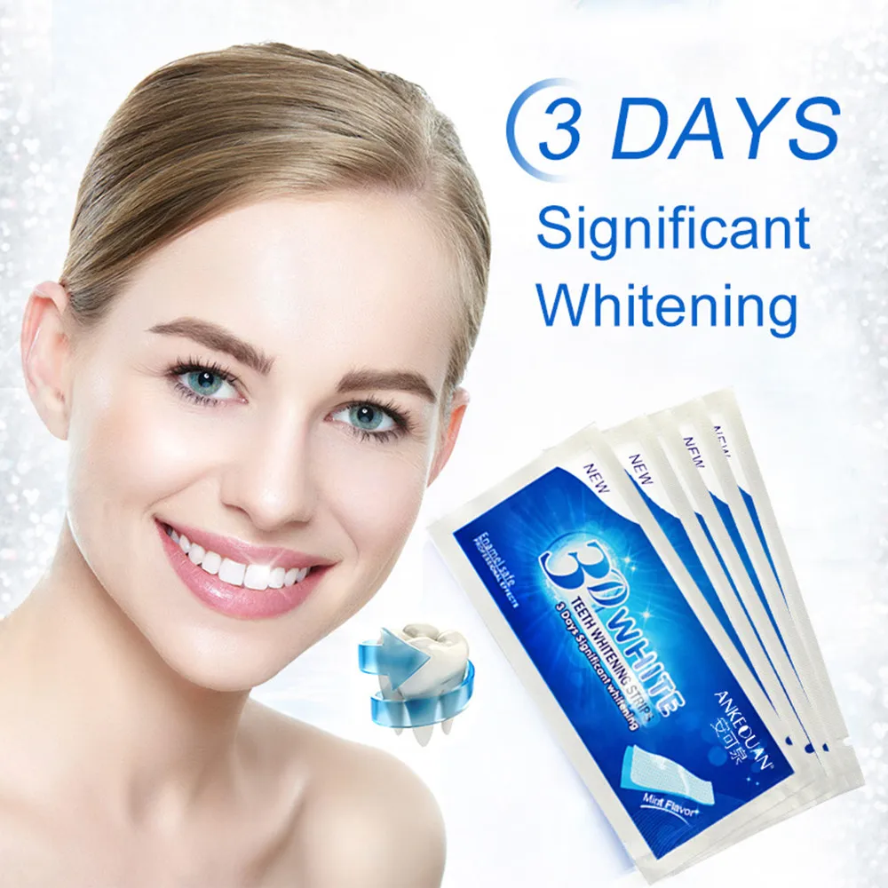 

Stain Removal Advanced Teeth Whitening Strips Double Elastic Gel Oral Health blanchiment dentaire branqueador dental #y3