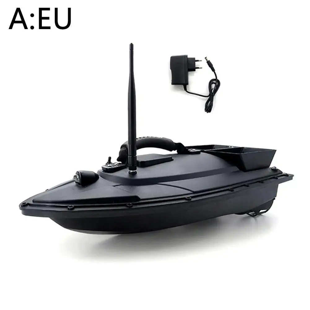 Black EU Flytec 2011-5 рыболовный инструмент Смарт RC приманка лодка игрушка цифровая автоматическая Частотная Модуляция Дистанционное радиоуправление устройство рыбные игрушки - Цвет: Black EU