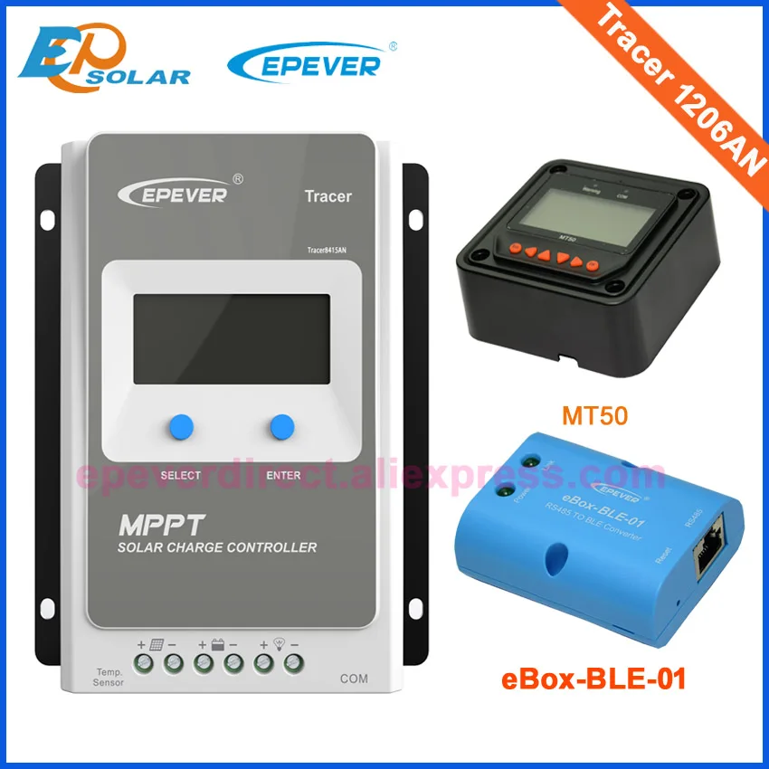 EPEVER 10A 20A MPPT Контроллер заряда 12V24V Tracer солнечная панель регулятор мощности зарядное устройство Макс PV 60 в Tracer 1206an 2206AN