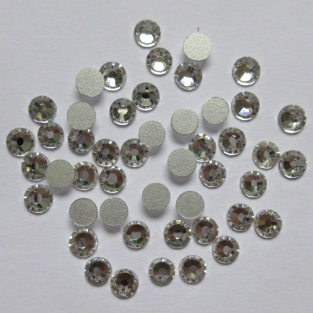 SS3 SS50 прозрачные белые Стразы AB для ногтевого дизайна блестящие кристаллы