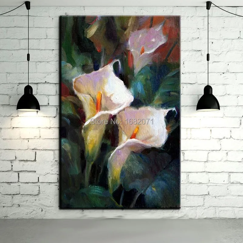 Художественная поставка высокое качество Современная картина маслом в виде