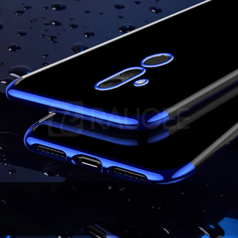 Бампер чехол для huawei mate 20 Lite чехол Роскошный прозрачный термопластичный полиуретан силиконовый блестящий чехол для huawei mate 20 lite чехол