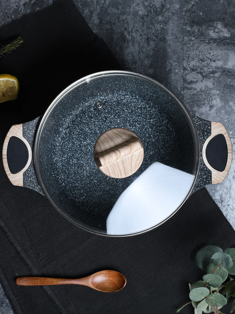 Кастрюля для мгновенного приготовления из алюминиевого сплава 24 см кастрюля