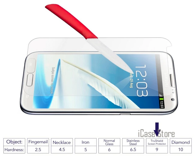 9 H для экрана из закаленного стекла samsung Galaxy Note 2 note 3 4 5 килифи note2 note3 note4 note5