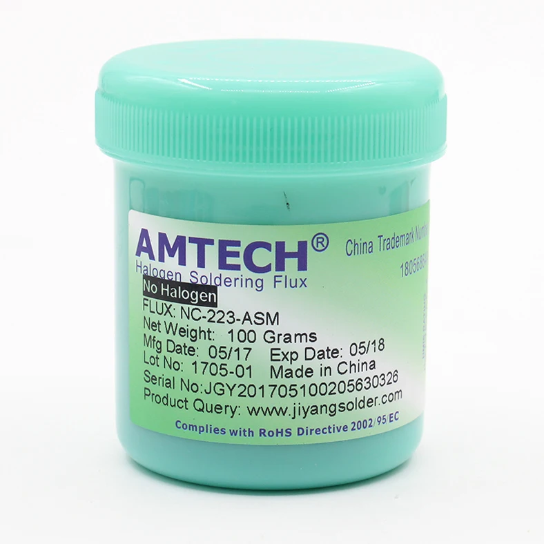 AMTECH NC-223-ASM 100 г BGA PCB флюсовая паста без очистки пайки SMD паста флюсовая смазка