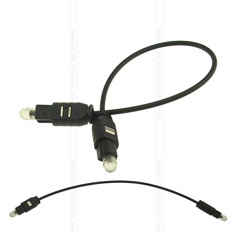 Цифровой аудио кабель TOSLINK короткий оптический для ПК ТВ DVD 18 см|audio optical cable|optical