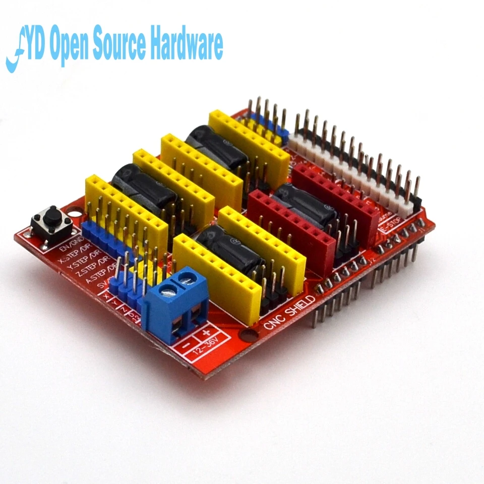 1 шт. V3 гравер 3D принтер CNC Щит Плата расширения A4988 Драйвер|driver a4988|driver 3ddriver board |