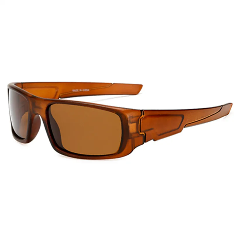 Sand brown Glitztxunk поляризационные солнцезащитные очки для мужчин и женщин классический бренд дизайн вождения квадратная оправа солнцезащитные очки мужские спортивные очки UV400 - Цвет линз: Sand brown