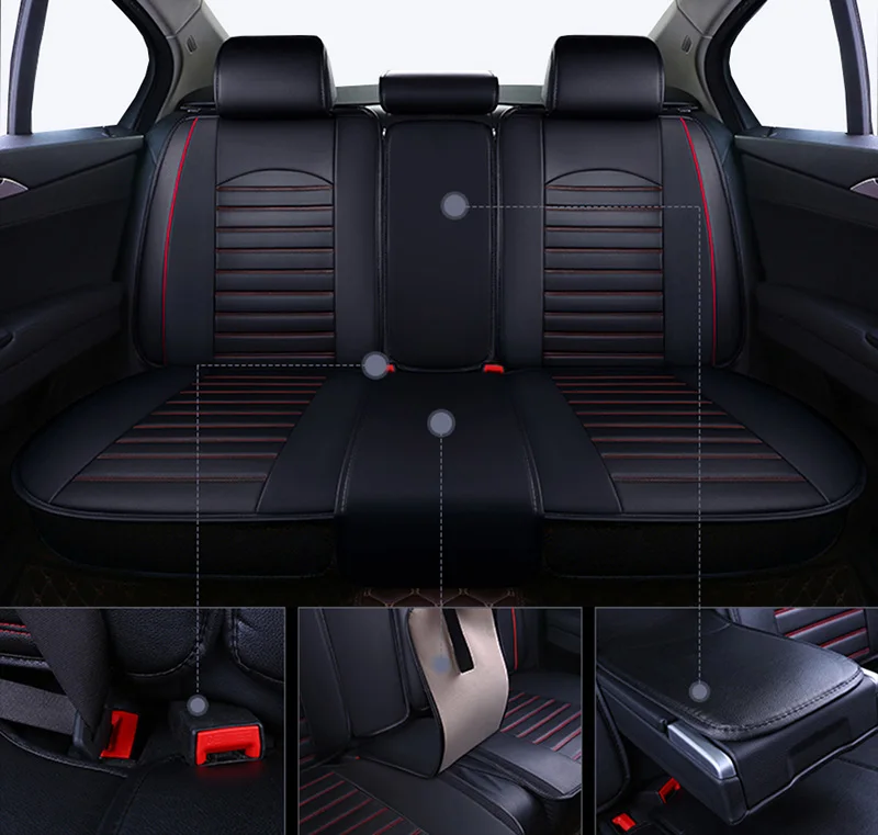 Специальные кожаные чехлы на автомобильные сиденья для всех моделей Audi a3 a8 a4 b7 b8 b9