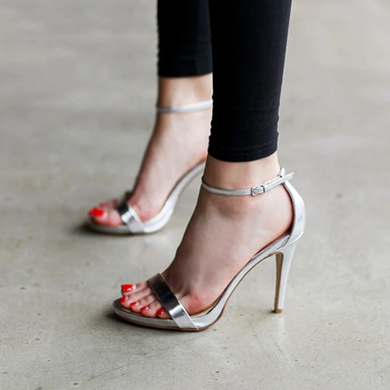 Женские туфли лодочки с открытым носком на высоком каблуке свадебные белые