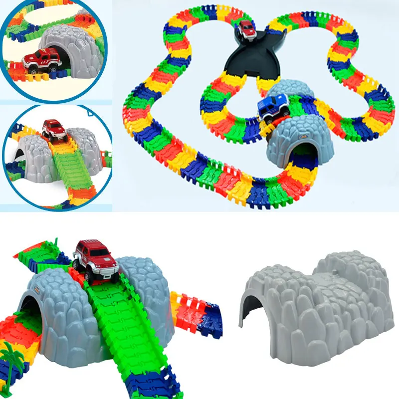 1 шт. пластиковый туннель для волшебных светящихся дорожек аксессуары рельсовых