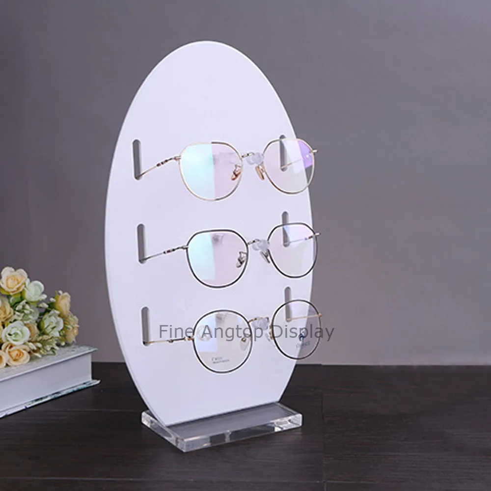 

Acrylic Rack Eyeglasses Showing Jewelry 3 Pair Sunglasses Stand Holder
