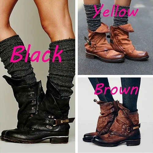 Новинка 2019 года модные зимние женские ботильоны на шнуровке с пряжкой botas femininas