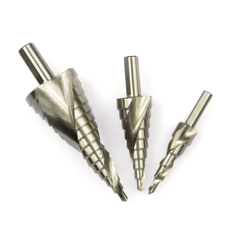 Xcan, 3 предмета, на возраст от 4 до 12 лет/20/32mm HSS Сталь ступенчатая Буровая головка бура спиральная рифленая дерево сверления дерева фреза бит пустотелого сверла диаманта