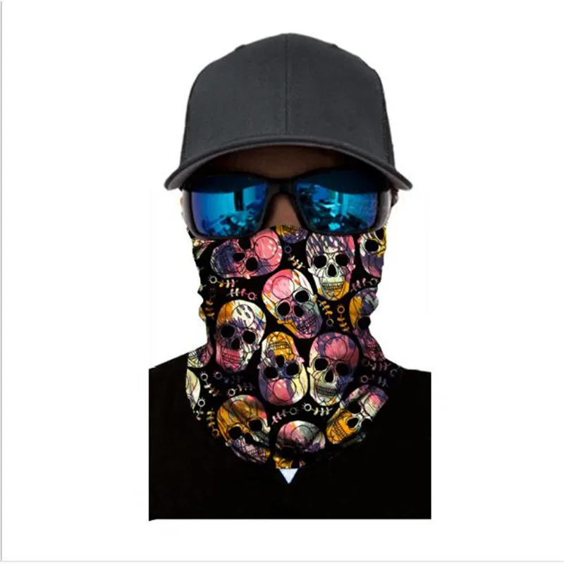 5 pcs/lot 3D Digital Printing Biker Bandanas AC316-AC327 Outdoor Hat Cycling Turban Head Scarf Sports Face Mask |