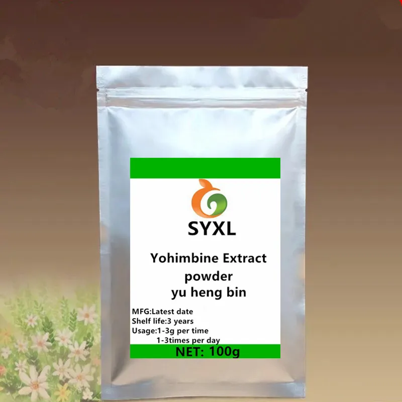 100g 100 г-1000 г натуральный, высококачественный экстракт yohimbine экстракт коры yohimbine/yu heng bin/ - Цвет: 100g