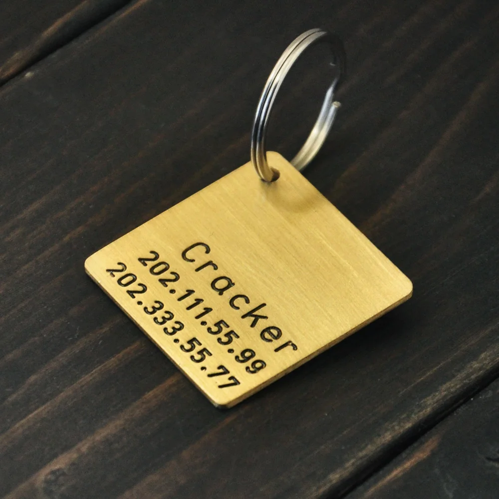 Персонализированная идентификационная бирка для домашних животных