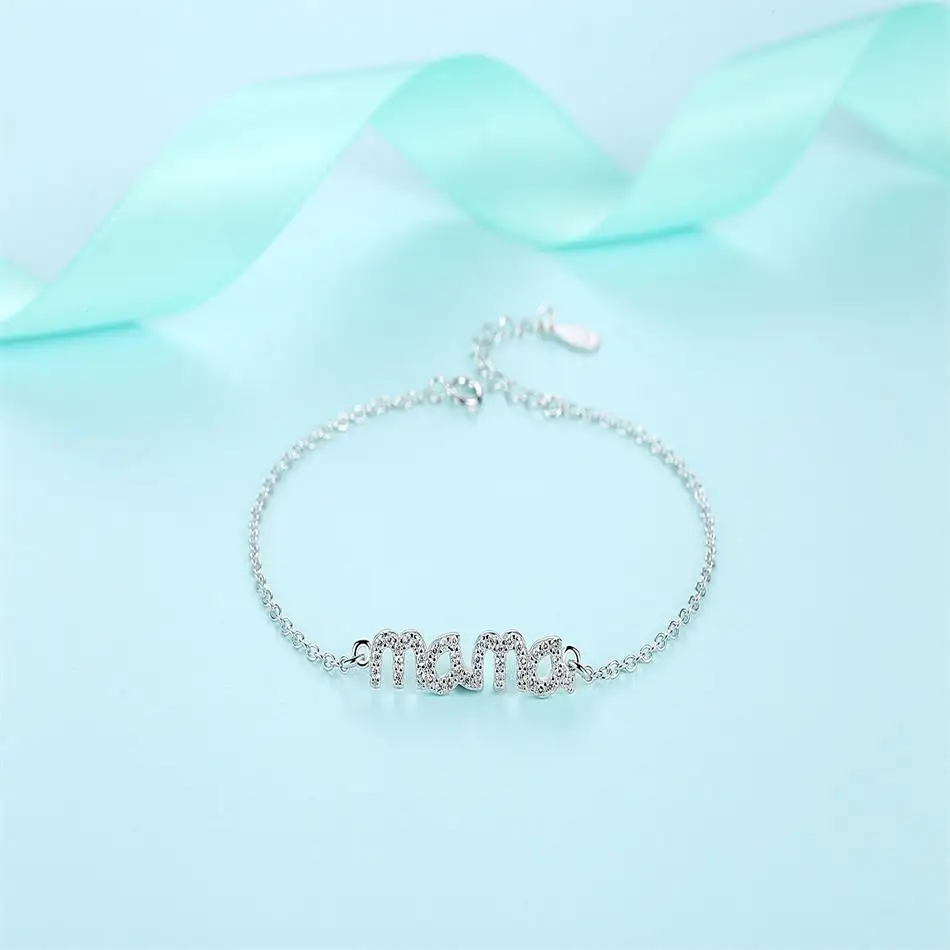 Женский браслет из серебра 100% пробы с австрийскими кристаллами|bracelets for|sterling silver