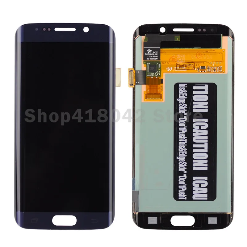 Для Samsung Galaxy S6 Edge g925 G925F g920v ЖК дисплей Дисплей Сенсорный экран планшета Полное