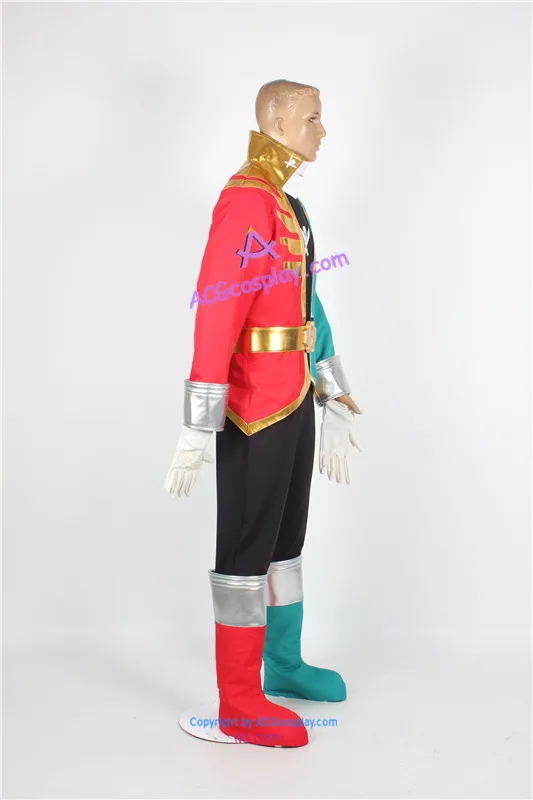 Рождественский костюм для косплея Kaizoku Sentai Gokaiger Gai Ikari Gokai | Тематическая одежда и