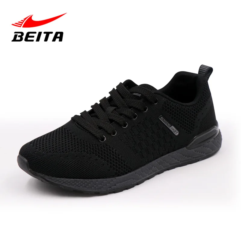 

beita outdoor men's Solid color lightweight running sport shoes anti-skid wear-resistant Breathable damping shoes Training shoes